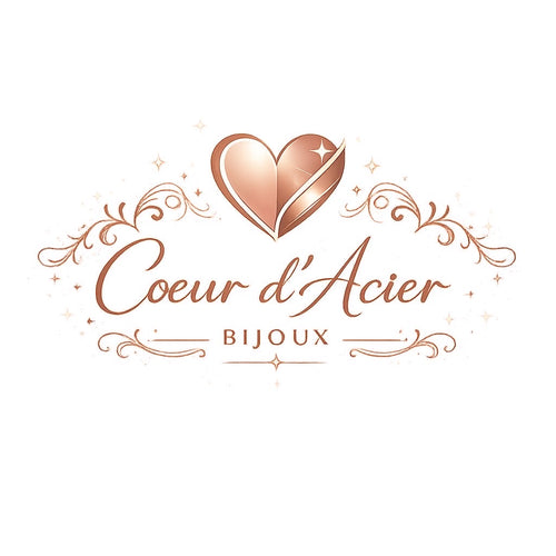 Cœur d’acier bijoux 